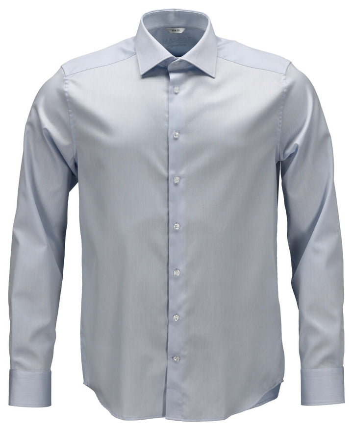 Mascot Cotton Easy Iron Cutaway Collar Shirt 22104-742 Front #colour_light-blue