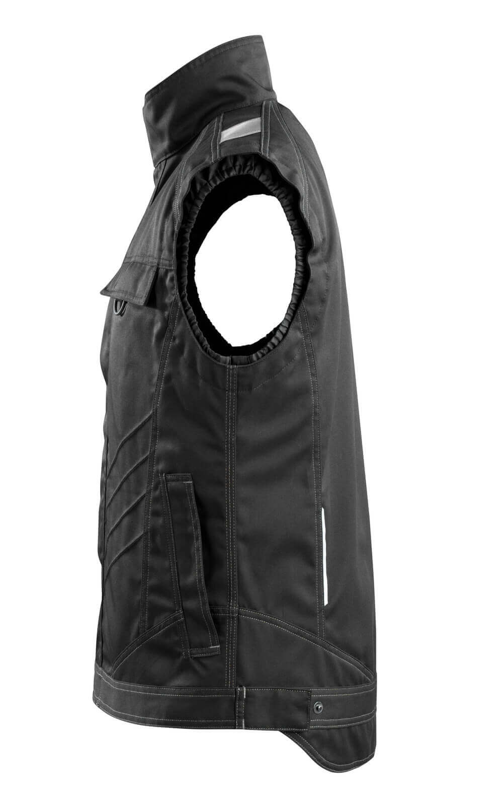 Mascot Hagen Lightweight Work Gilet 12154-442 Right #colour_black