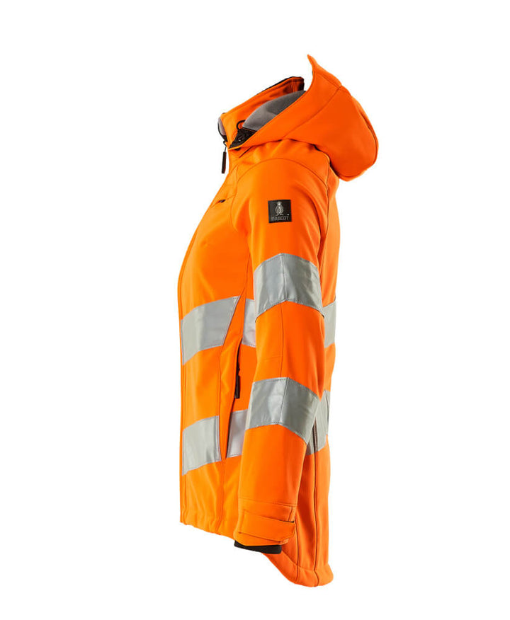 Mascot Hi-Vis Softshell Jacket 18512-246 Right #colour_hi-vis-orange