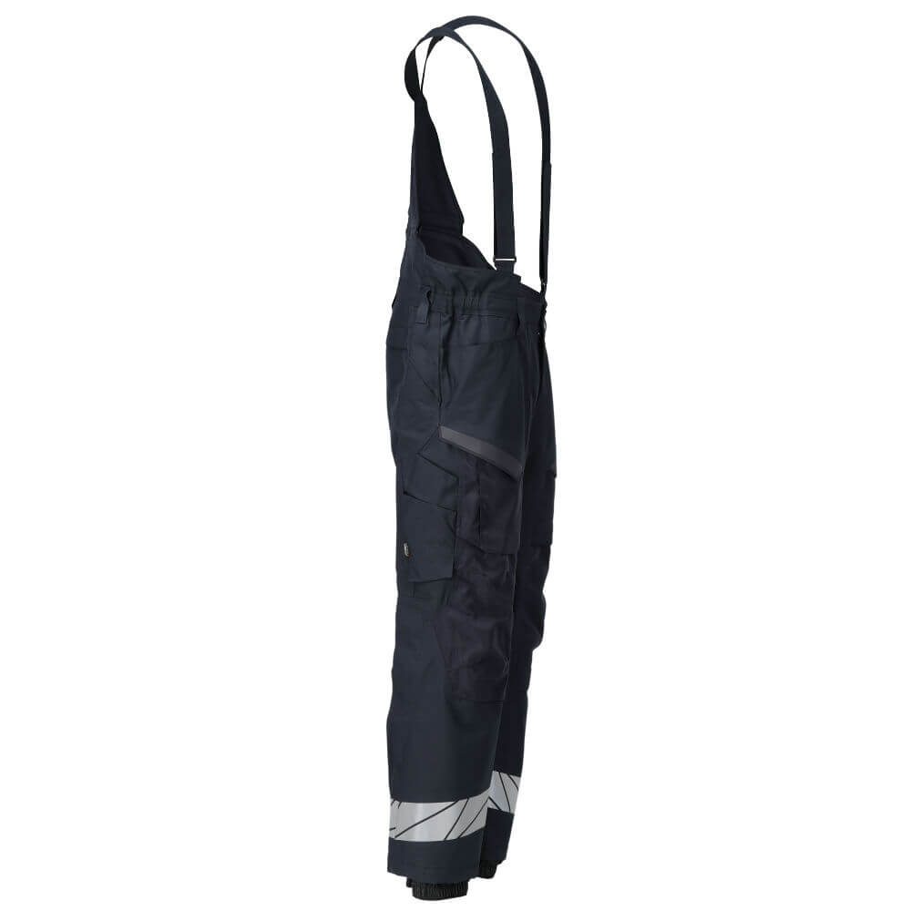 Mascot Highly Durable Lightweight Insulated Breathable Waterproof Winter Trousers 23090-231 Left #colour_dark-navy-blue