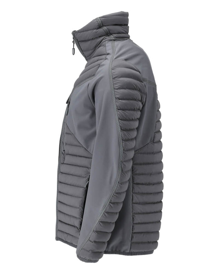 Mascot Insulated Breathable Water Repellent Jacket 22115-607 Right #colour_stone-grey