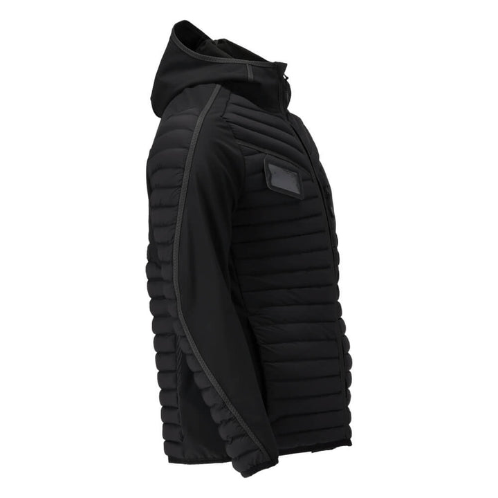 Mascot Insulated Water Repellent Breathable Jacket with Hood 22215-607 Left #colour_black