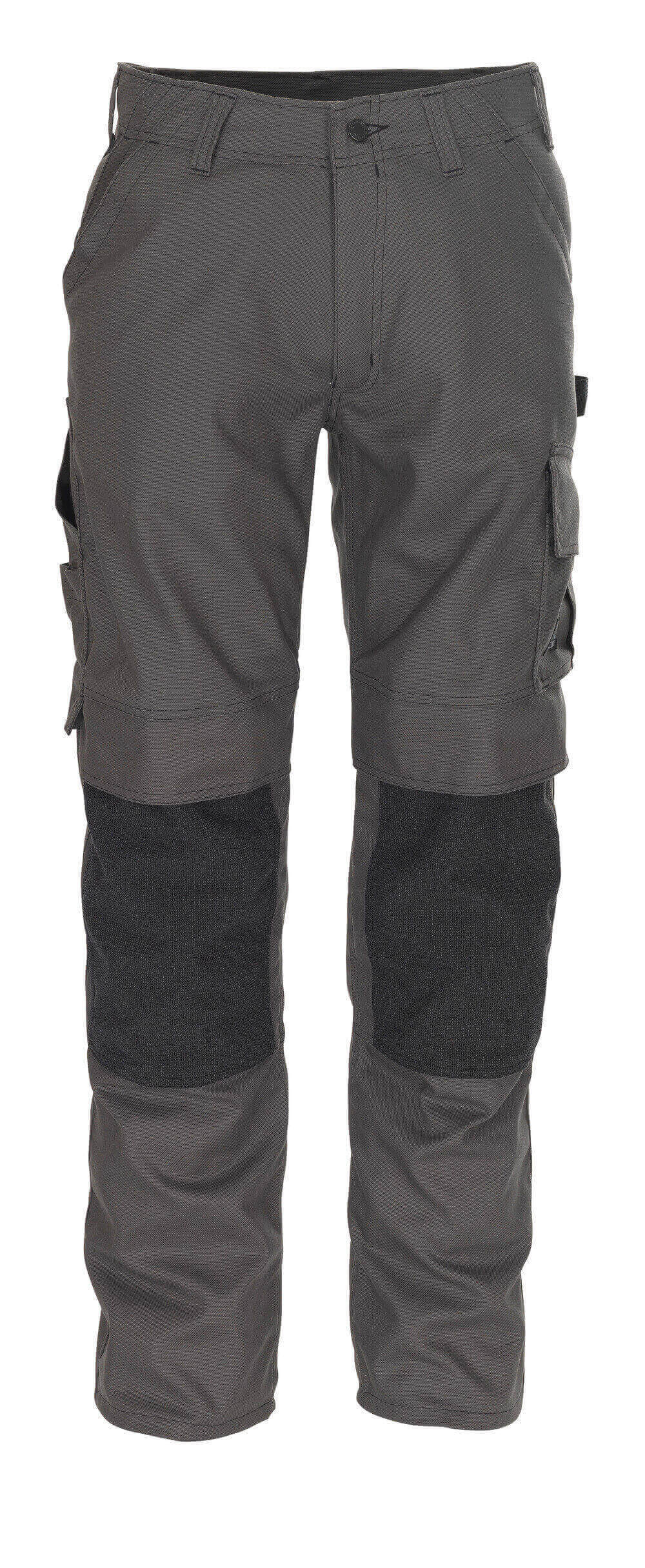 Mascot Lerida Work Trousers Kneepad-Pockets 05079-010 Front #colour_anthracite-grey