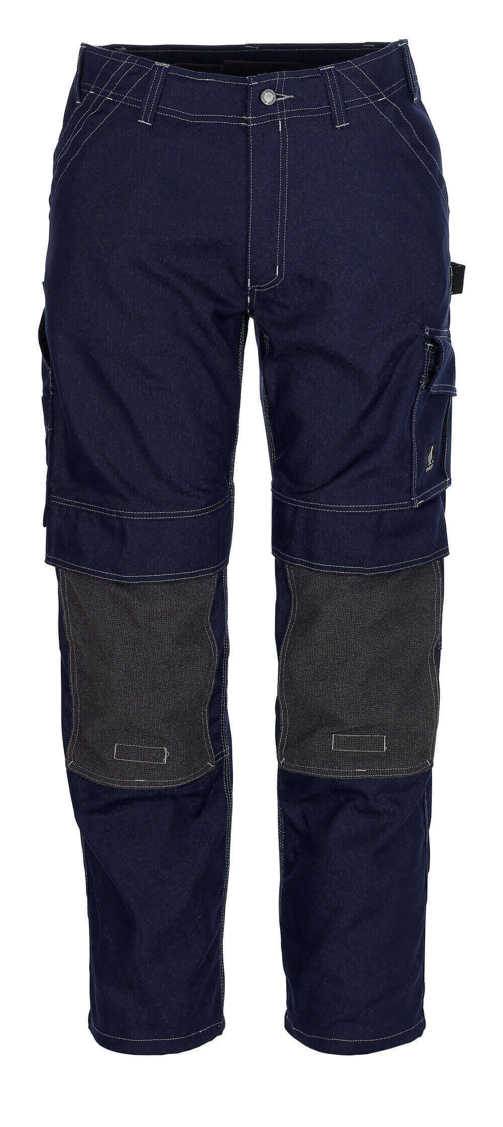 Mascot Lerida Work Trousers Kneepad-Pockets 05079-010 Front #colour_navy-blue