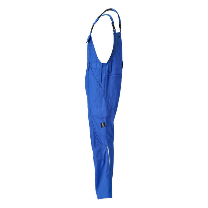 Mascot Lightweight Bib & Brace with Kneepad Pockets 21869-330 Right #colour_azure-blue