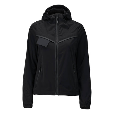 Mascot Lightweight Breathable Stretch Jacket For Women  22111-615 Front #colour_black