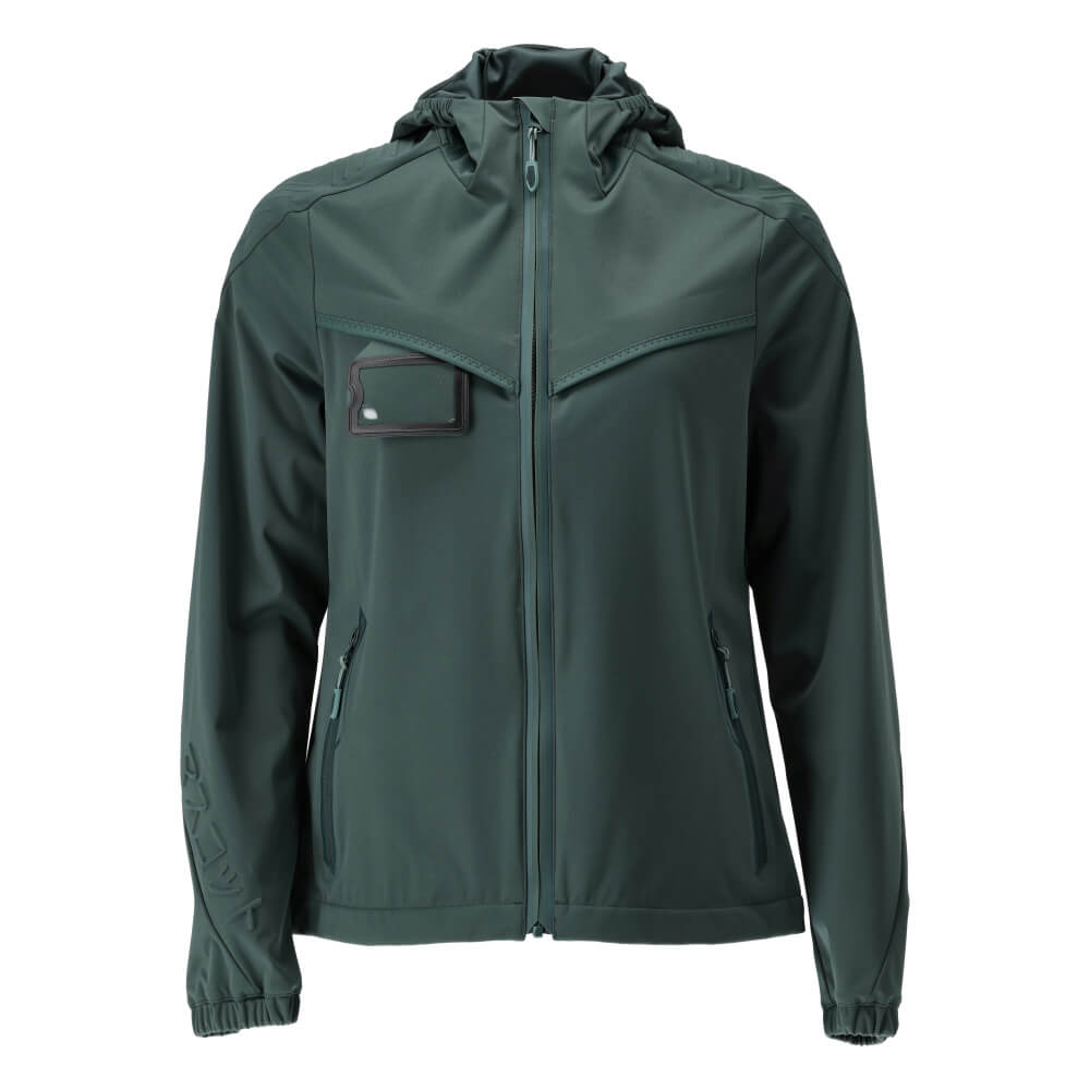 Mascot Lightweight Breathable Stretch Jacket For Women  22111-615 Front #colour_forest-green