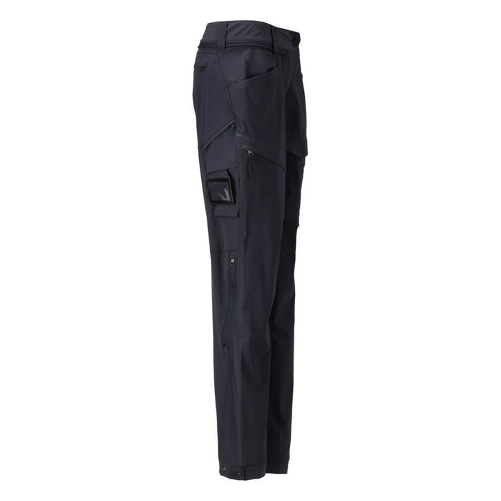 Mascot Lightweight Durable 4-Way-Stretch Functional Trousers (Holster Pockets Attachable) 22058-605 Left #colour_dark-navy-blue