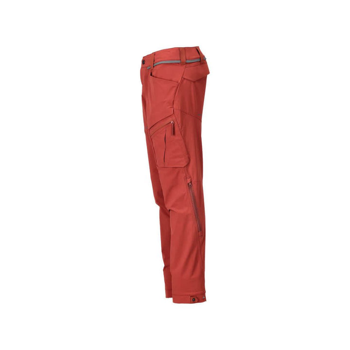 Mascot Lightweight Durable 4-Way-Stretch Functional Trousers (Holster Pockets Attachable) 22059-605 Right #colour_autumn-red