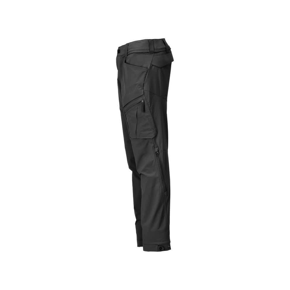 Mascot Lightweight Durable 4-Way-Stretch Functional Trousers (Holster Pockets Attachable) 22059-605 Right #colour_black
