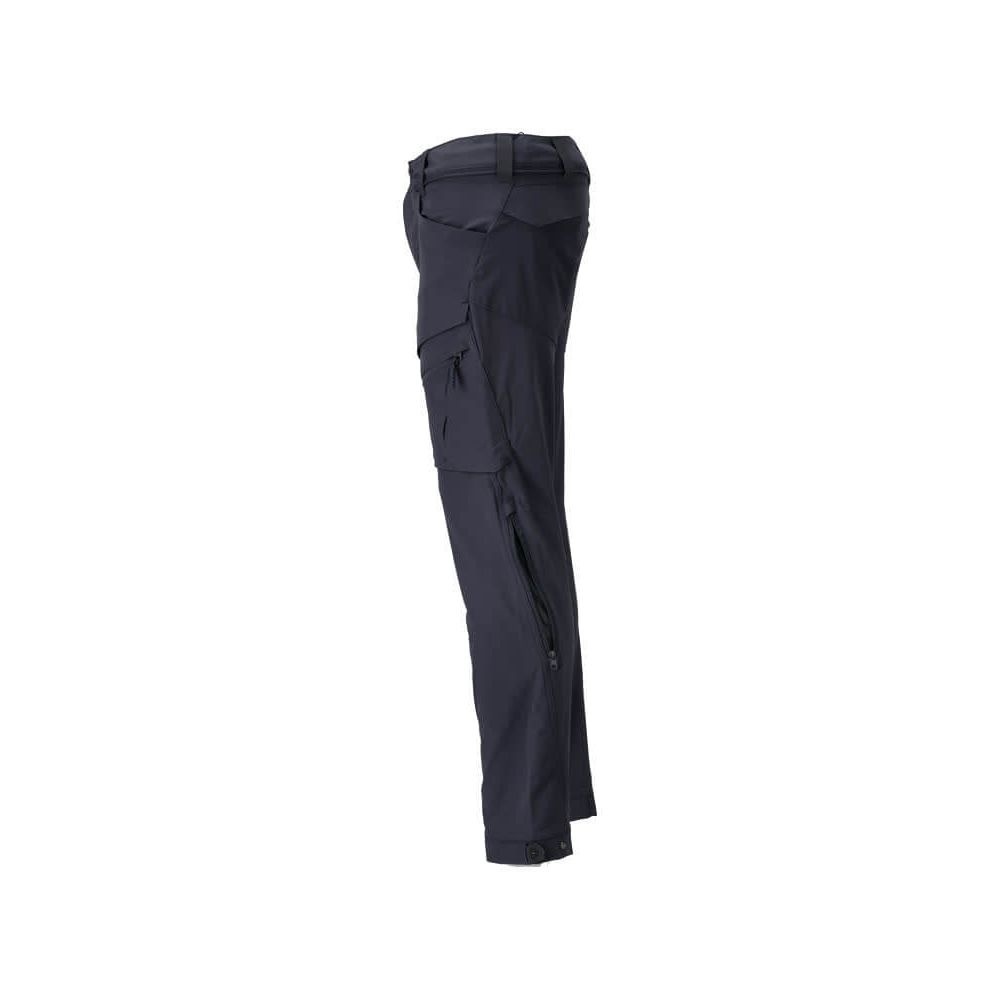 Mascot Lightweight Durable 4-Way-Stretch Functional Trousers (Holster Pockets Attachable) 22059-605 Right #colour_dark-navy-blue