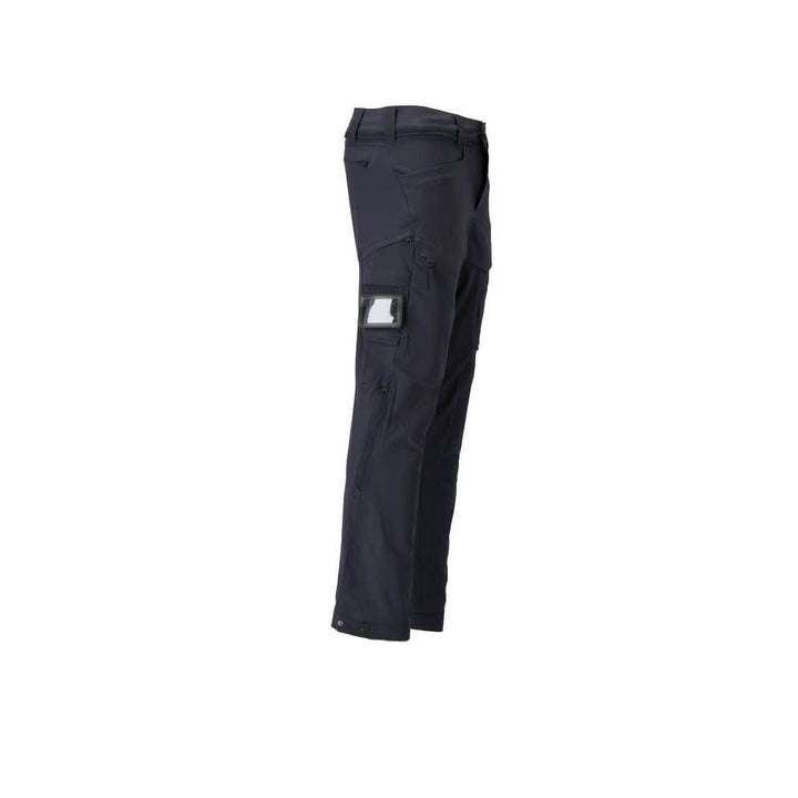 Mascot Lightweight Durable 4-Way-Stretch Functional Trousers (Holster Pockets Attachable) 22059-605 Left #colour_dark-navy-blue