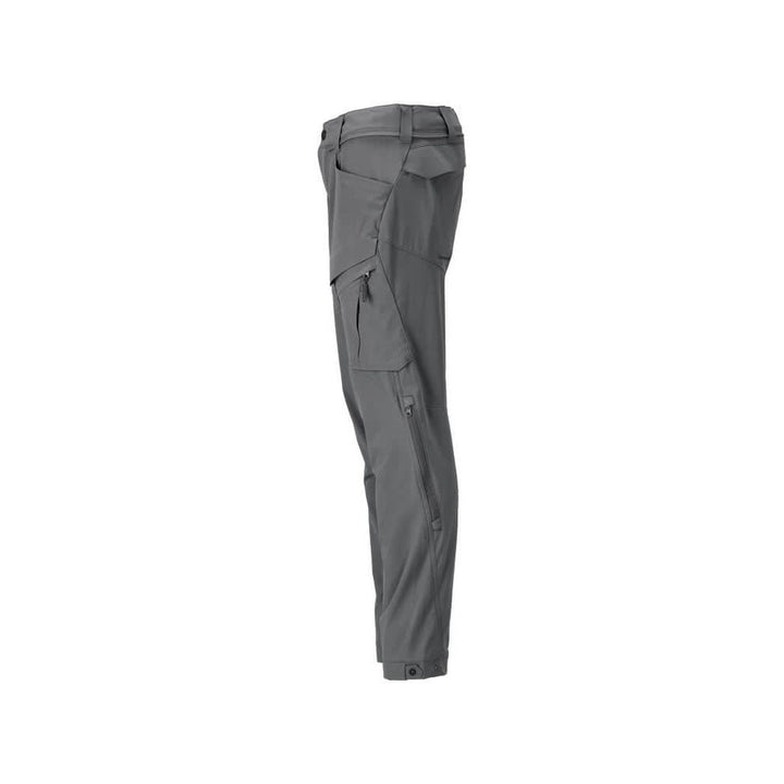 Mascot Lightweight Durable 4-Way-Stretch Functional Trousers (Holster Pockets Attachable) 22059-605 Right #colour_stone-grey