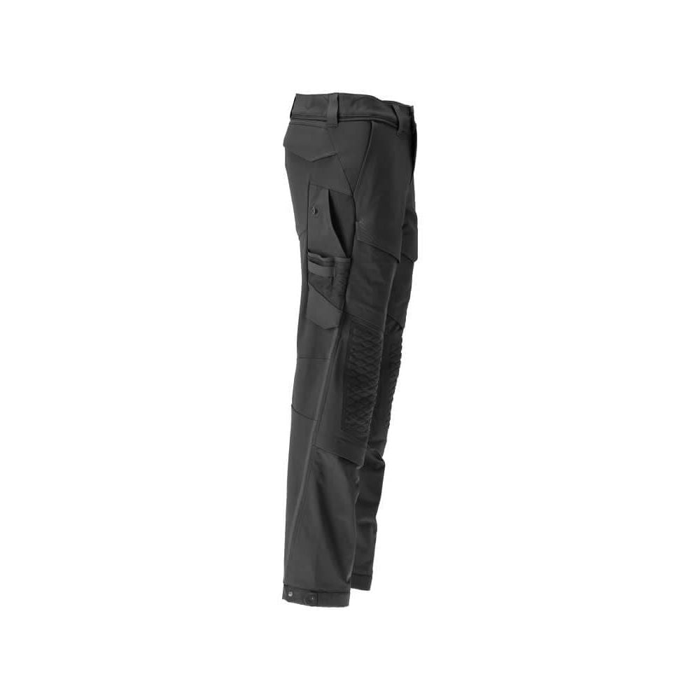 Mascot Lightweight Durable 4-Way-Stretch Trousers with Kneepad Pockets (Holster Pocket Ready) 22179-652 Left #colour_black