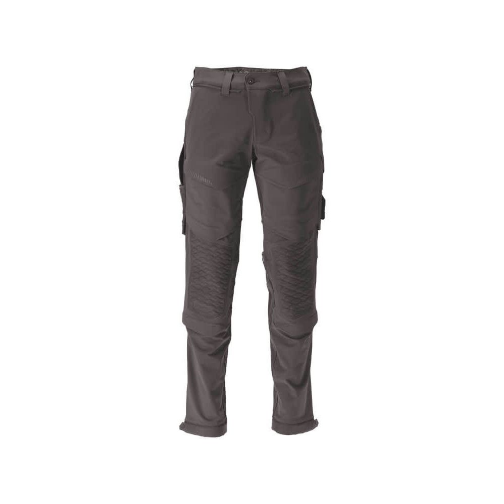 Mascot Lightweight Durable 4-Way-Stretch Trousers with Kneepad Pockets (Holster Pocket Ready) 22179-652 Front #colour_stone-grey