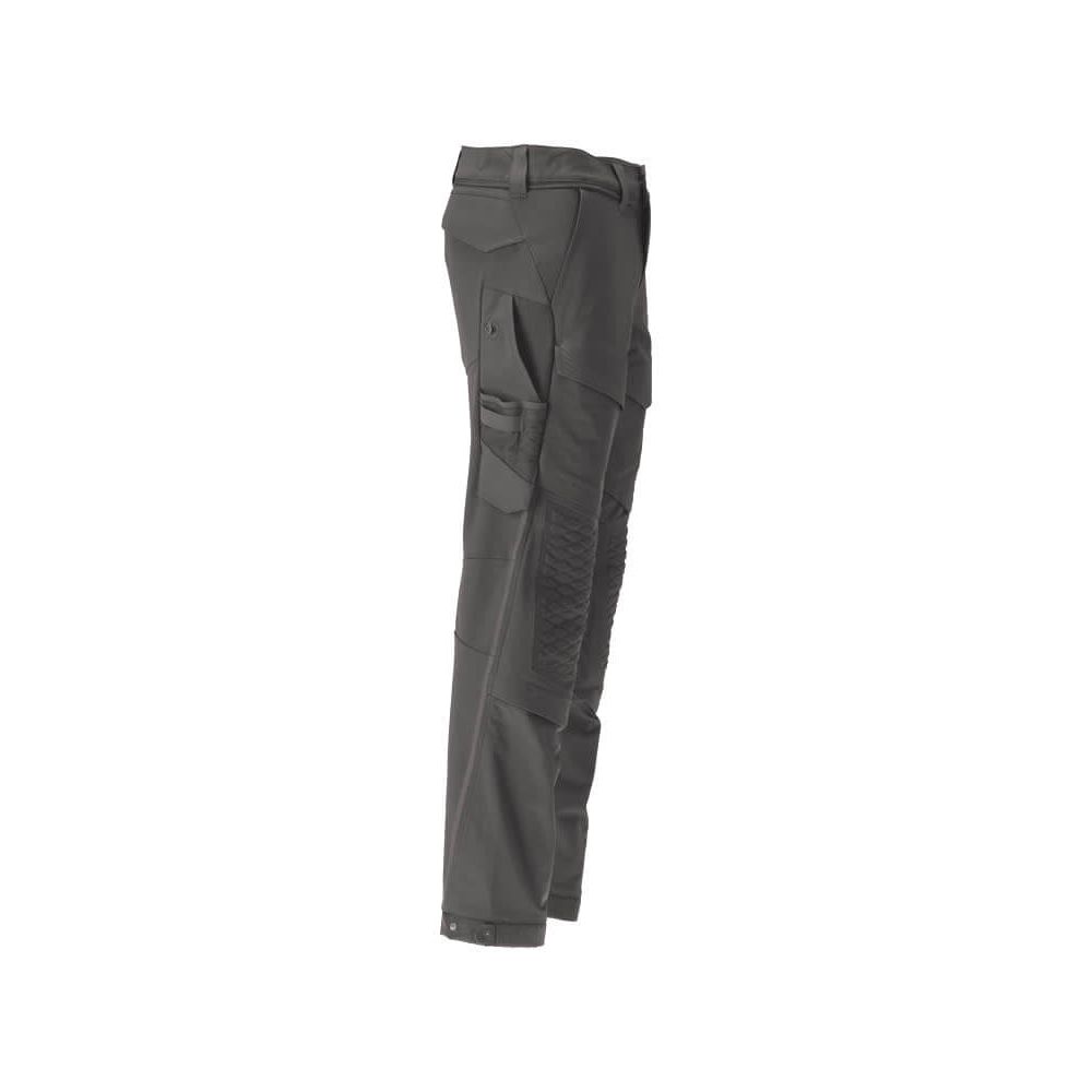 Mascot Lightweight Durable 4-Way-Stretch Trousers with Kneepad Pockets (Holster Pocket Ready) 22179-652 Left #colour_stone-grey