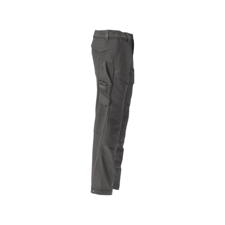 Mascot Lightweight Durable 4-Way-Stretch Trousers with Kneepad Pockets (Holster Pocket Ready) 22179-652 Left #colour_stone-grey