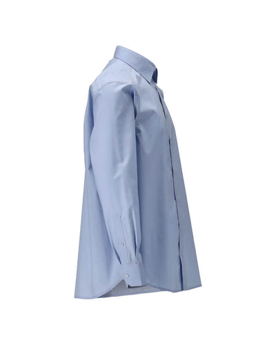 Mascot Lightweight Durable Easy Iron Collared Shirt 21804-984 Left #colour_light-blue