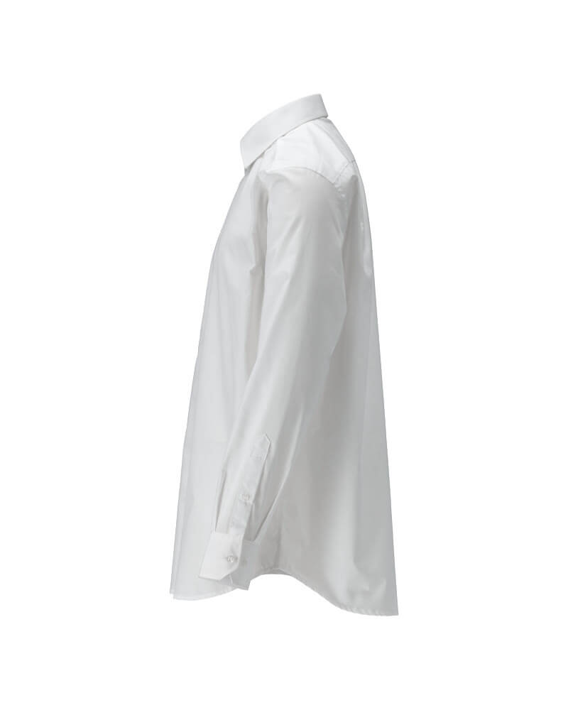 Mascot Lightweight Durable Easy Iron Collared Shirt 21804-984 Right #colour_white