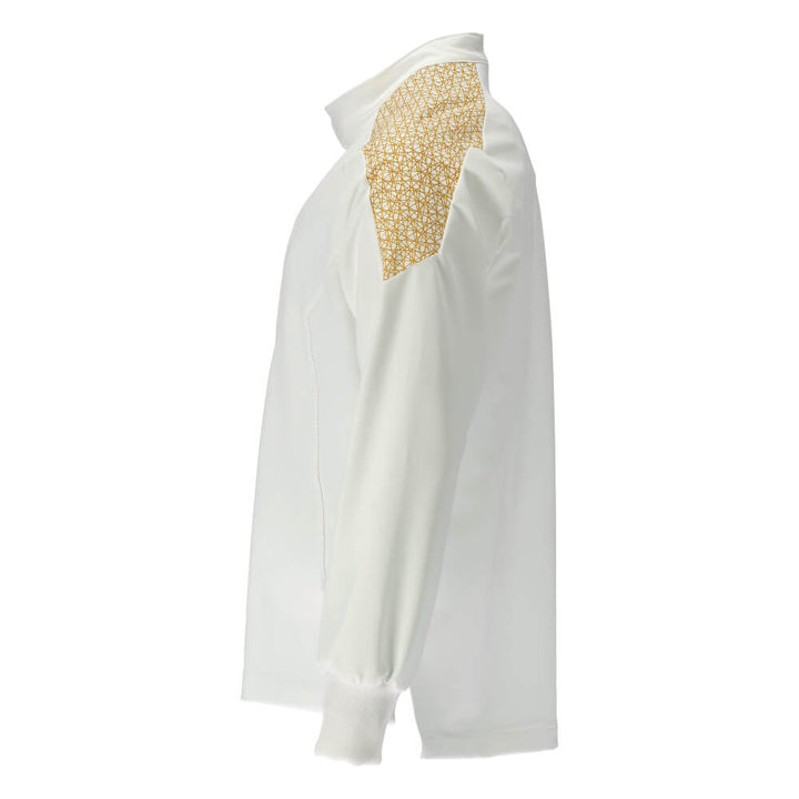 Mascot Lightweight Durable Stretch Jacket 20054-511 Right #colour_white-curry-gold