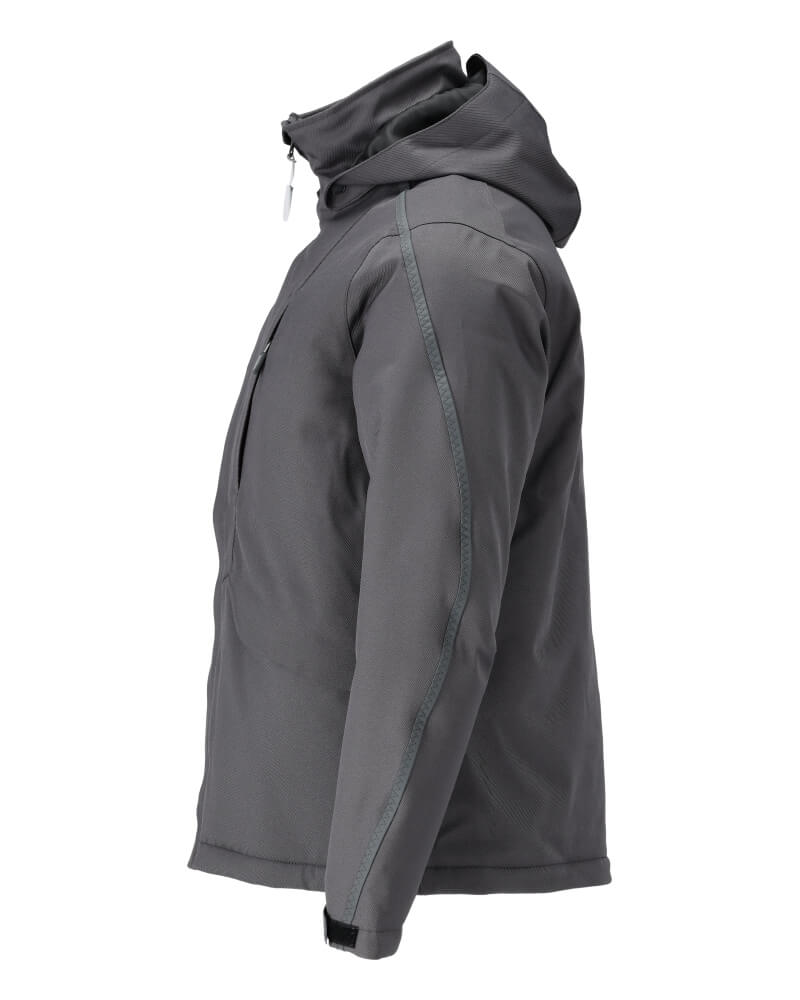 Mascot Lightweight Insulated Breathable Waterproof Winter Jacket 22335-624 Right #colour_stone-grey