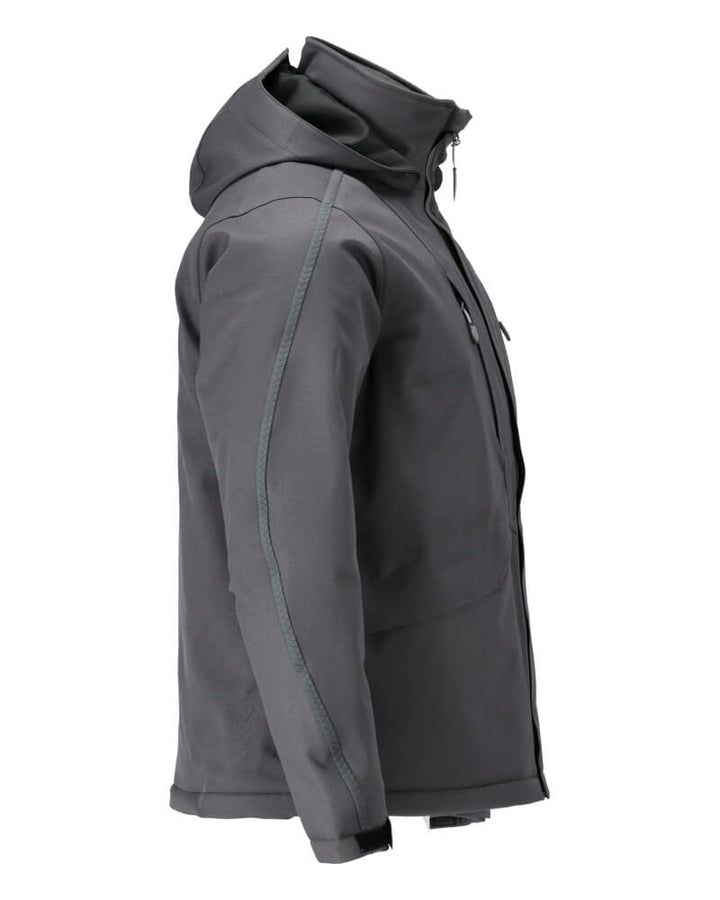 Mascot Lightweight Insulated Breathable Waterproof Winter Jacket 22335-624 Left #colour_stone-grey