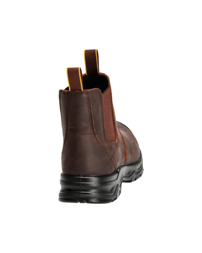 Mascot Lightweight Metal-Free S3S Shock-Absorbing Safety Boots F1000-715 Left #colour_dark-brown-black