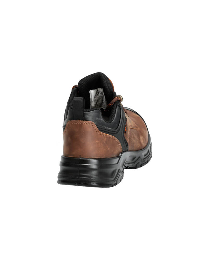 Mascot Lightweight Shock-Absorbing S3S Metal-Free Composite Toe Safety Shoes F1001-715 Left #colour_nut-brown-black