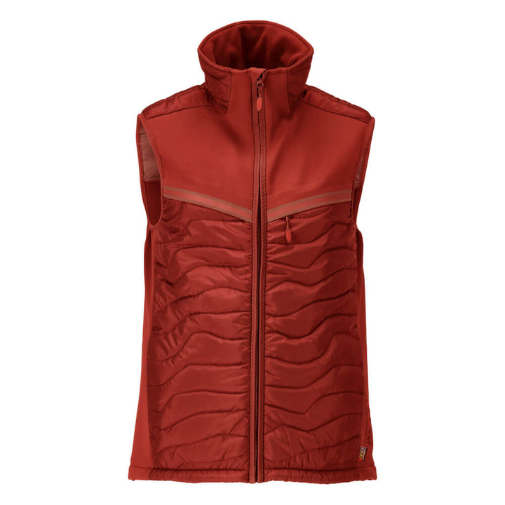 Mascot Lightweight Thermal Gilet 22365-318 Front #colour_autumn-red