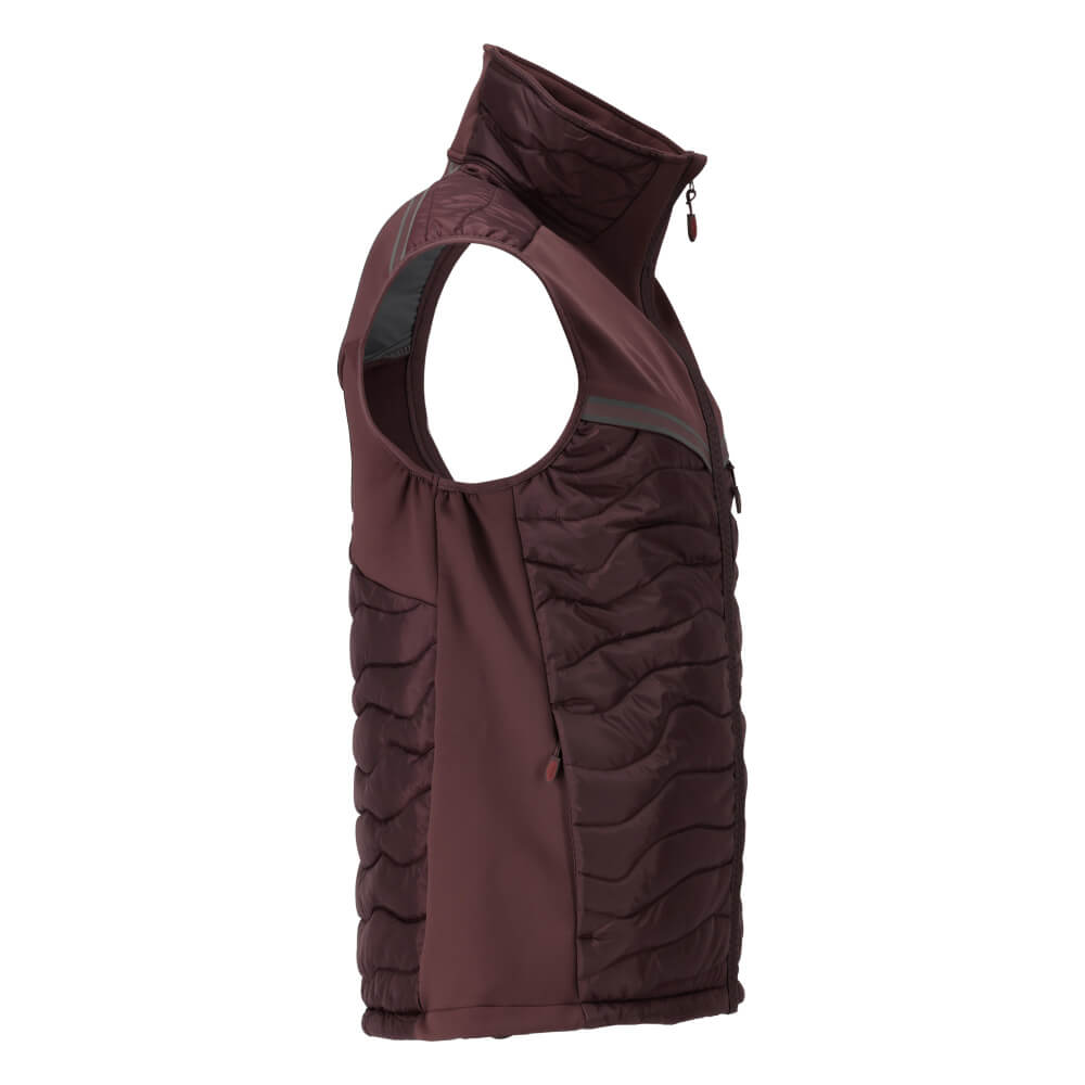 Mascot Lightweight Thermal Gilet 22365-318 Left #colour_bordeaux-red