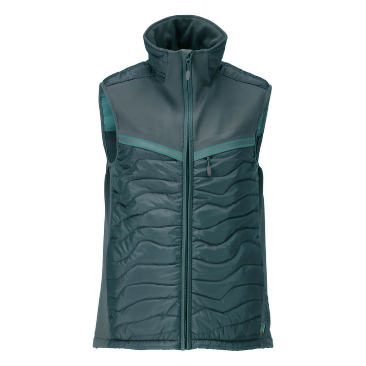 Mascot Lightweight Thermal Gilet 22365-318 Front #colour_forest-green