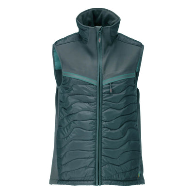 Mascot Lightweight Thermal Gilet 22365-318 Front #colour_forest-green