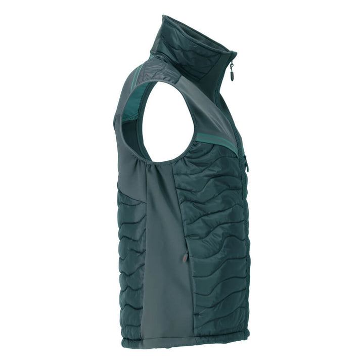 Mascot Lightweight Thermal Gilet 22365-318 Left #colour_forest-green