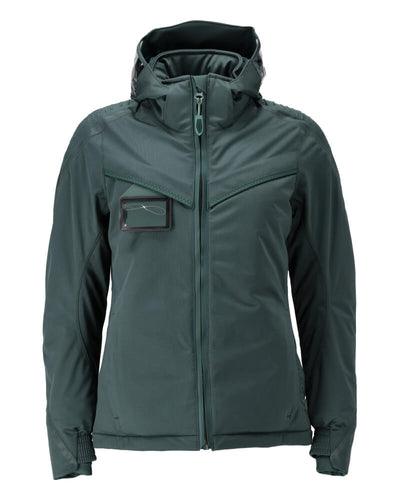 Mascot Lightweight Waterproof and Breathable Insulated Winter Jacket 22045-657 Front #colour_forest-green