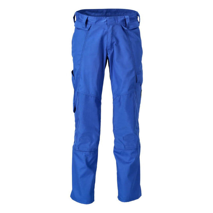 Mascot Lightweight Work Trousers with Kneepad Pockets 21879-330 Front #colour_azure-blue