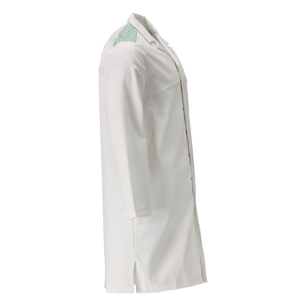 Mascot Long Coat 20354-442 Left #colour_white-grass-green