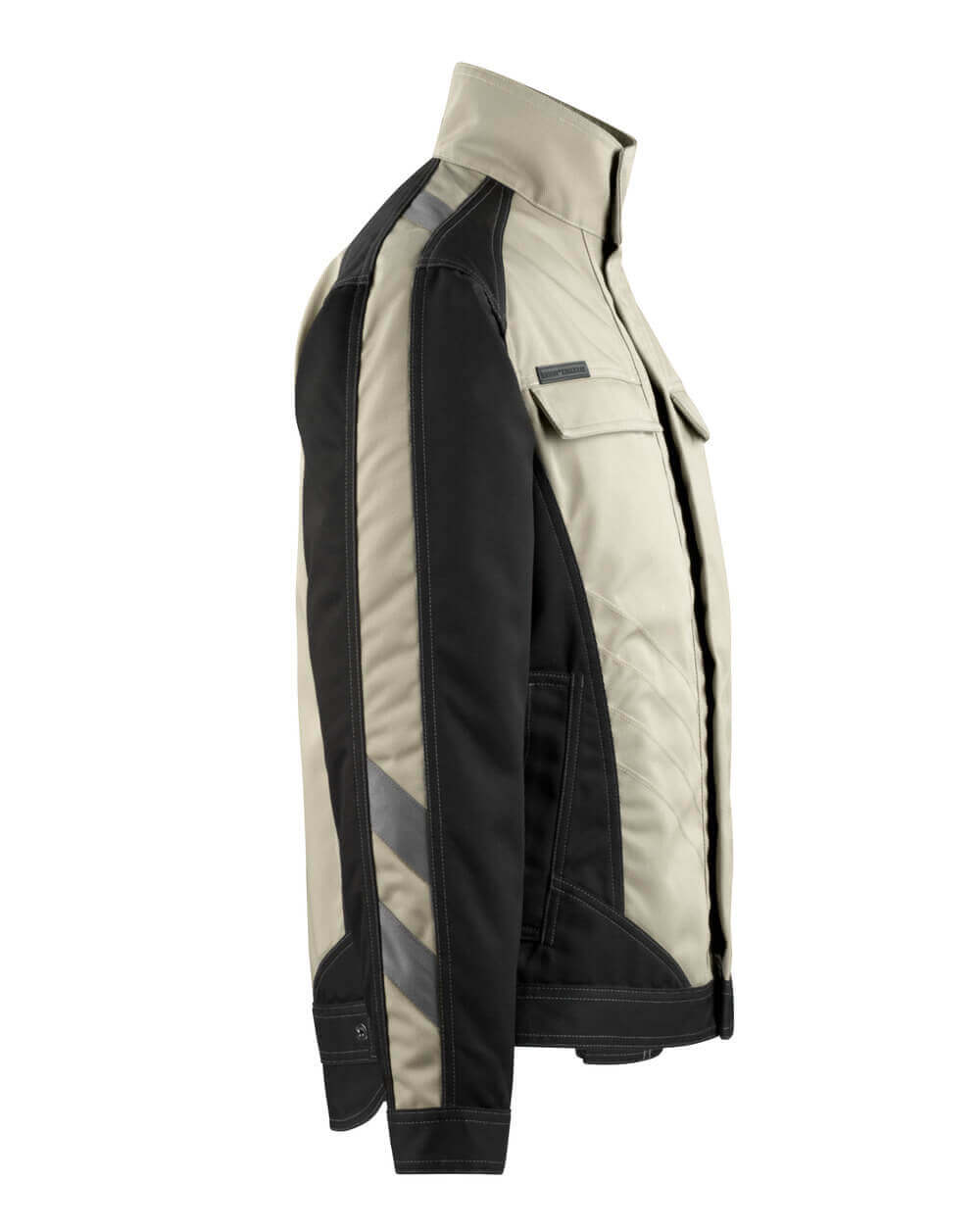 Mascot Mainz Work Jacket 12009-203 Left #colour_light-khaki-black