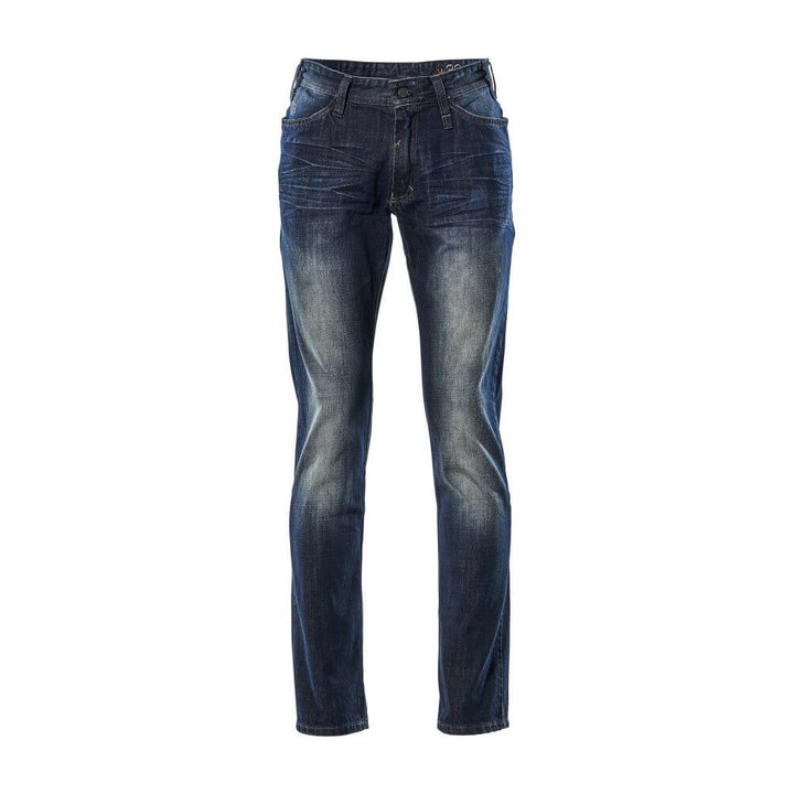 Mascot Manhattan Jeans 15379-869 Front #colour_washed-blue-denim