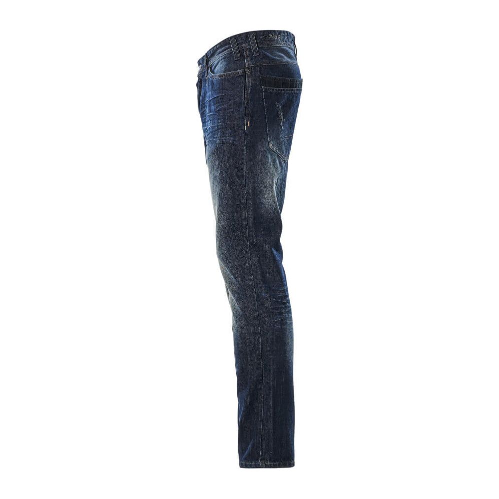 Mascot Manhattan Jeans 15379-869 Front #colour_washed-blue-denim