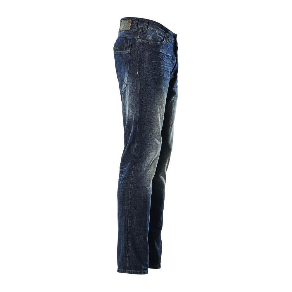 Mascot Manhattan Jeans 15379-869 Front #colour_washed-blue-denim