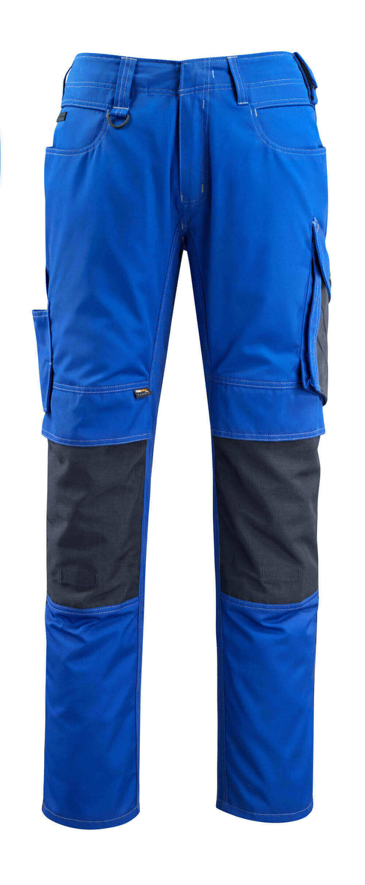 Mascot Mannheim Work Trousers Kneepad-Pockets 12679-442 Front #colour_royal-blue-dark-navy-blue