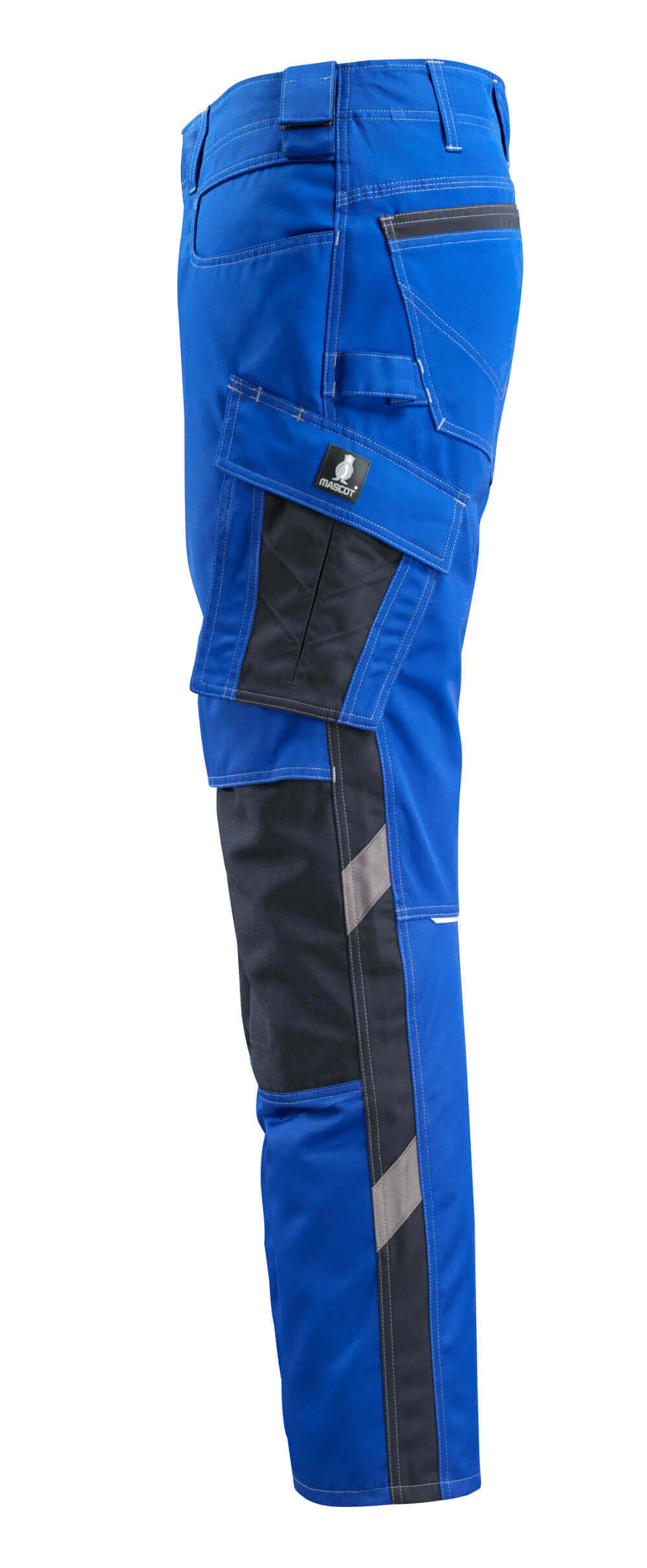 Mascot Mannheim Work Trousers Kneepad-Pockets 12679-442 Right #colour_royal-blue-dark-navy-blue