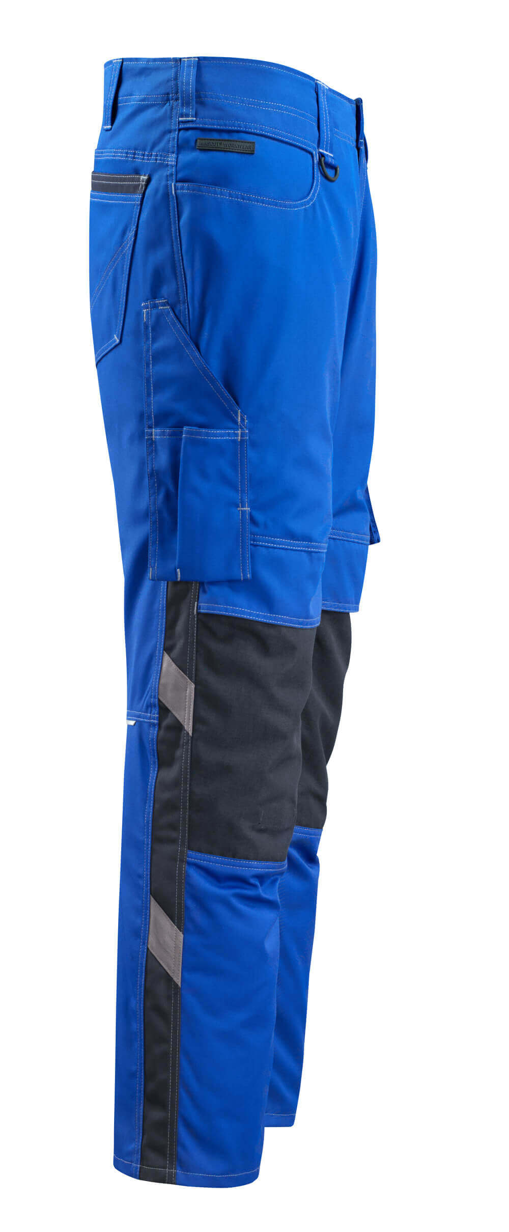 Mascot Mannheim Work Trousers Kneepad-Pockets 12679-442 Left #colour_royal-blue-dark-navy-blue