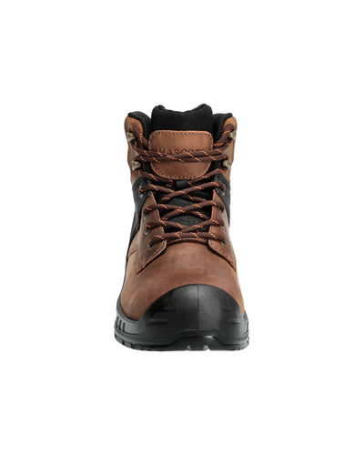 Mascot Metal-Free S3S Shock Absorbing Safety Boots F1002-715 Right #colour_nut-brown-black