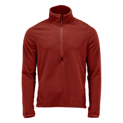 Mascot Microfleece Jumper with Half Zip 22703-639 Front #colour_autumn-red