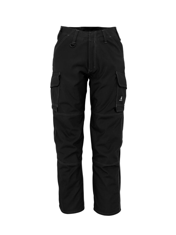 Mascot New Haven Work Trousers 10279-154 Front #colour_black