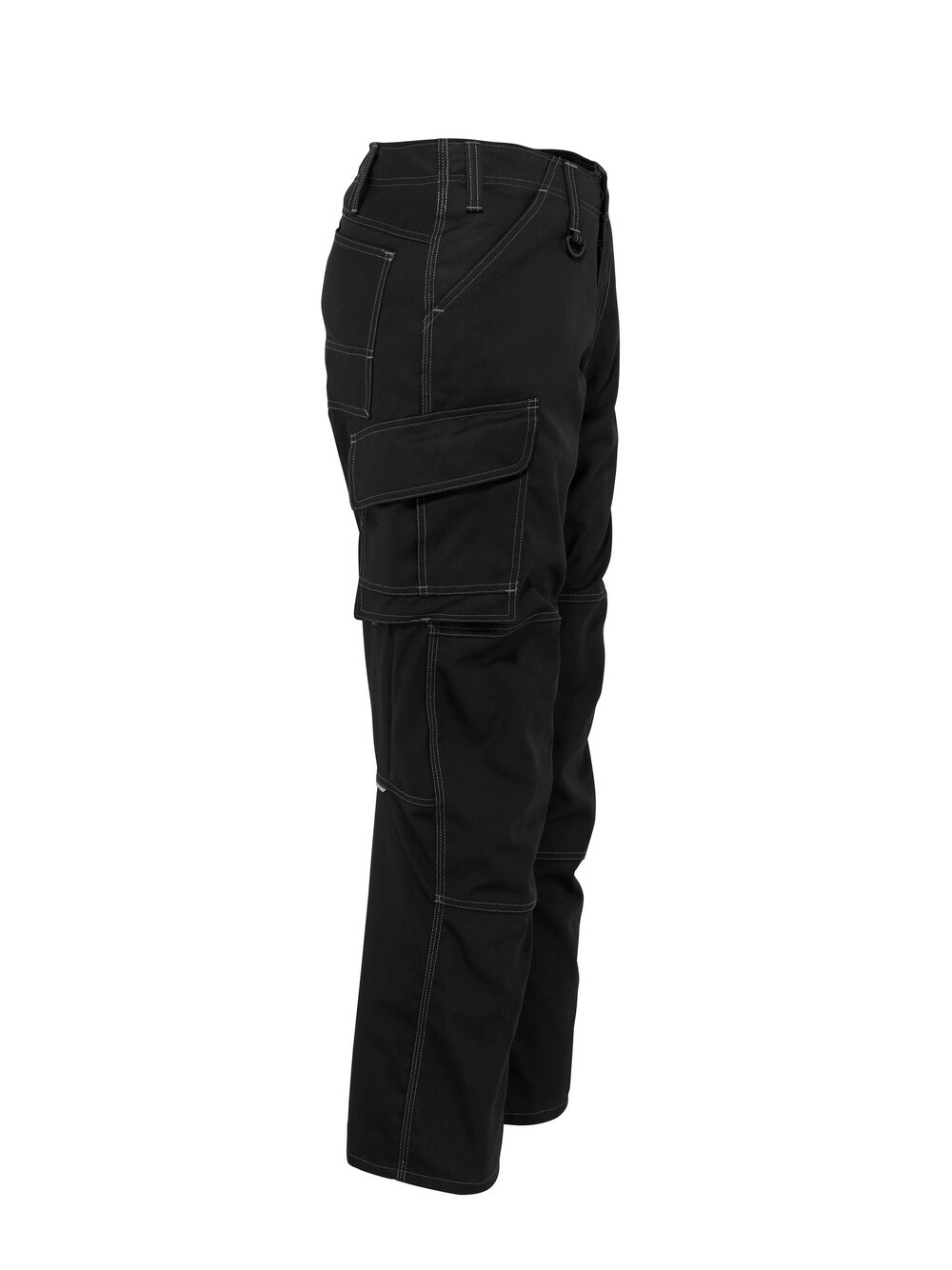 Mascot New Haven Work Trousers 10279-154 Left #colour_black