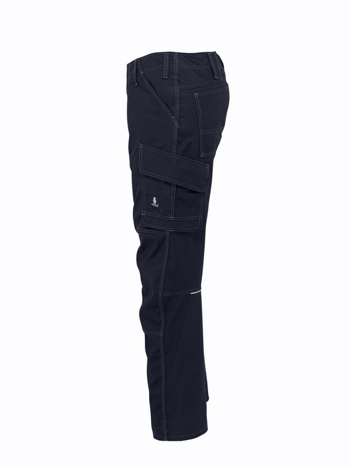 Mascot New Haven Work Trousers 10279-154 Right #colour_dark-navy-blue