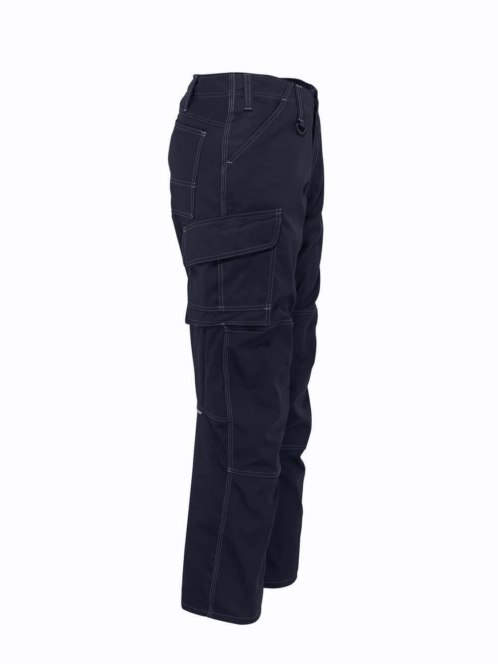 Mascot New Haven Work Trousers 10279-154 Left #colour_dark-navy-blue