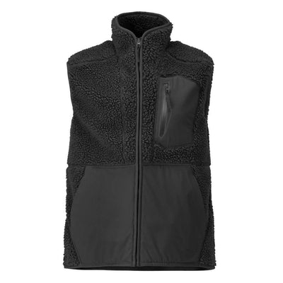 Mascot Pile Gilet with Zipper 22465-682 Front #colour_black